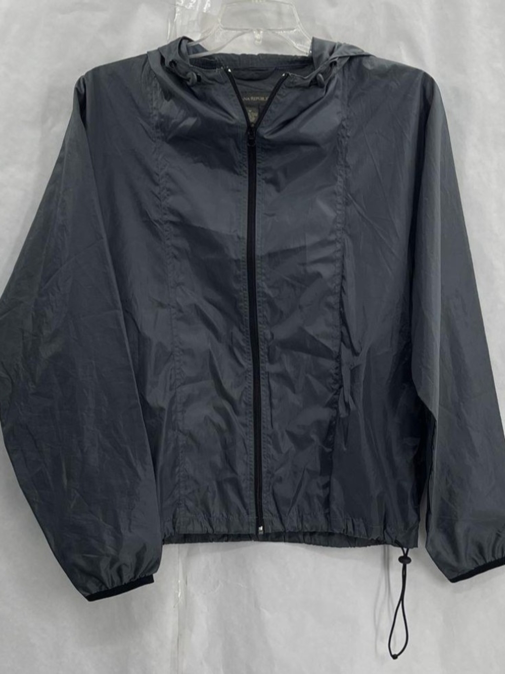 Banana Republic Lightweight Packable Hooded Windbreaker Jacket Size M
